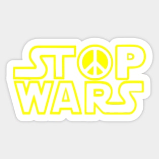 STOP WARS CND Sticker